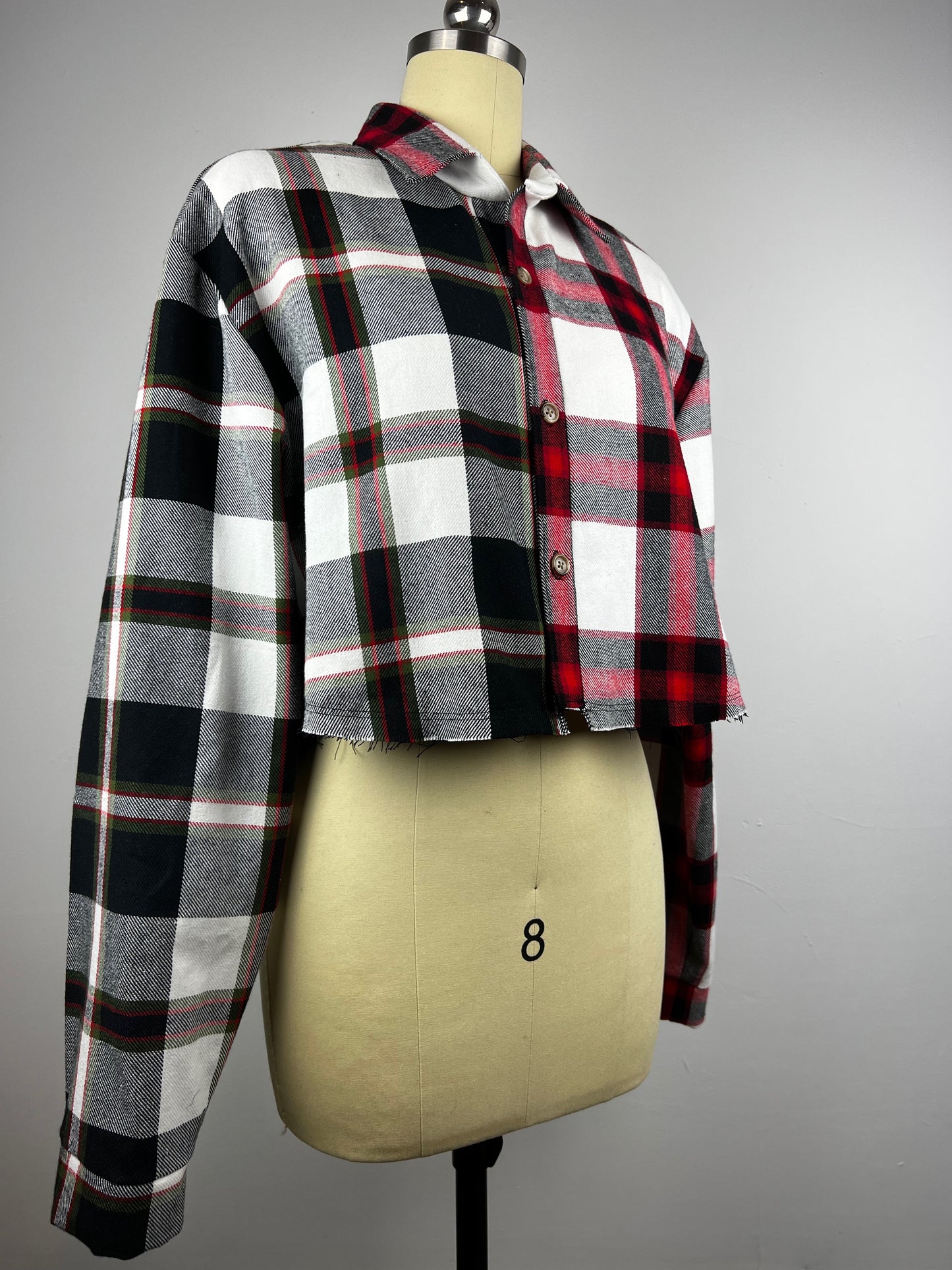 Cropped Boyfriend Flannel