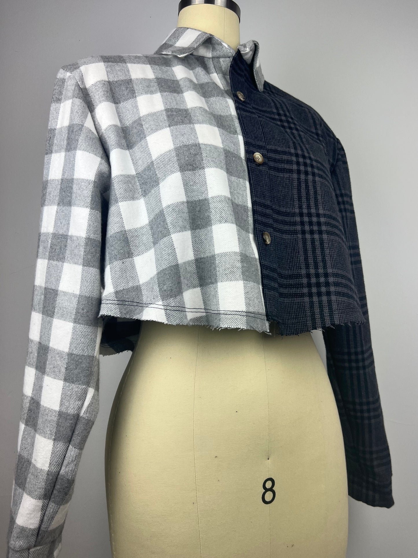 Cropped Boyfriend Flannel