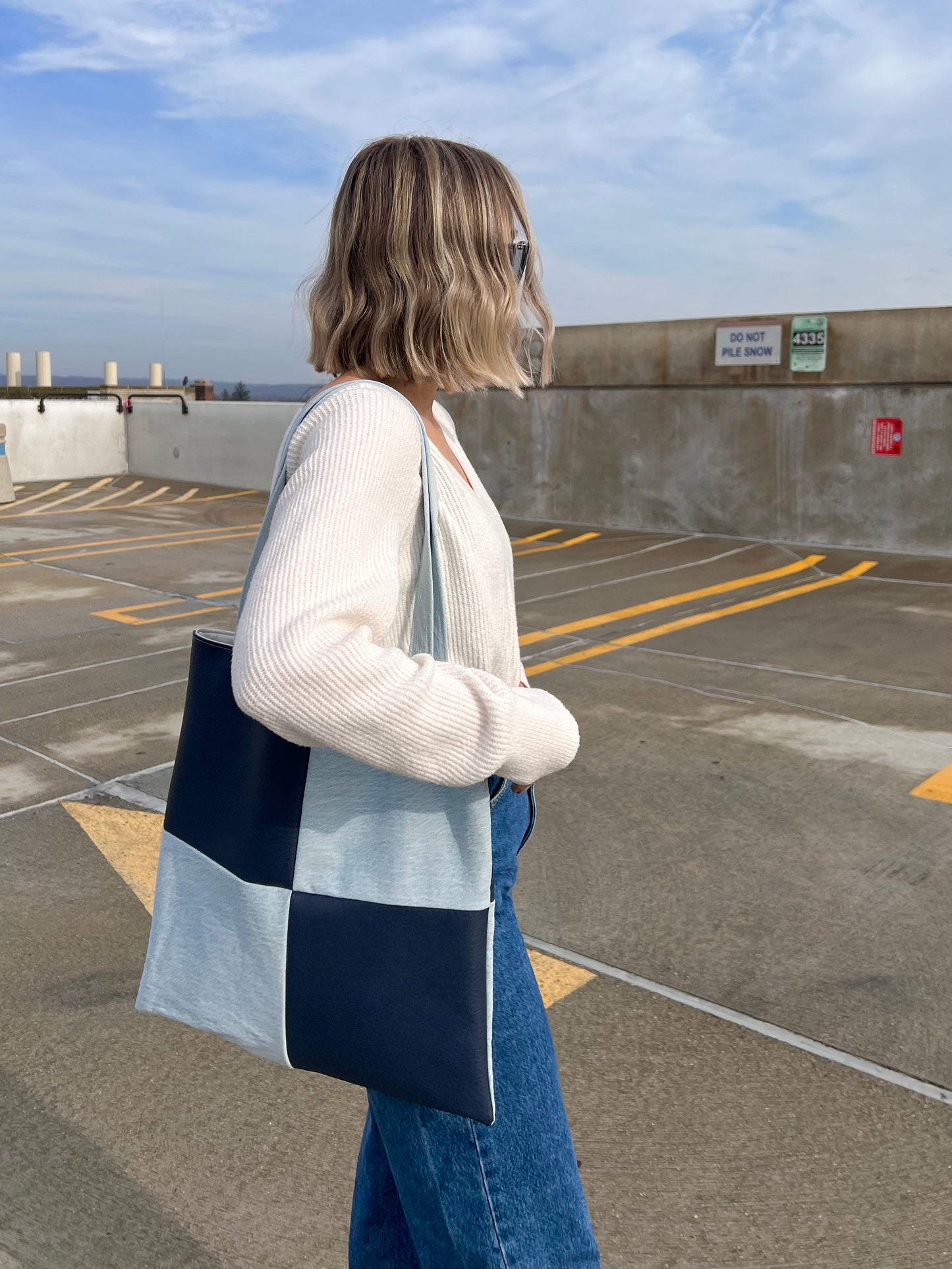 Checkered Tote