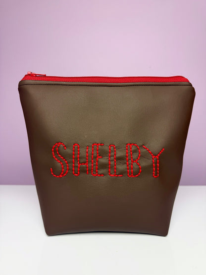Customizable Pouch (Brown)
