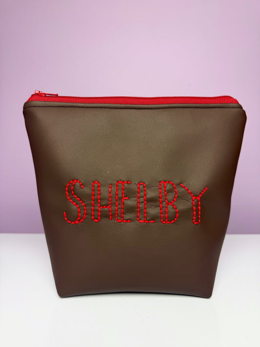 Customizable Pouch (Brown)