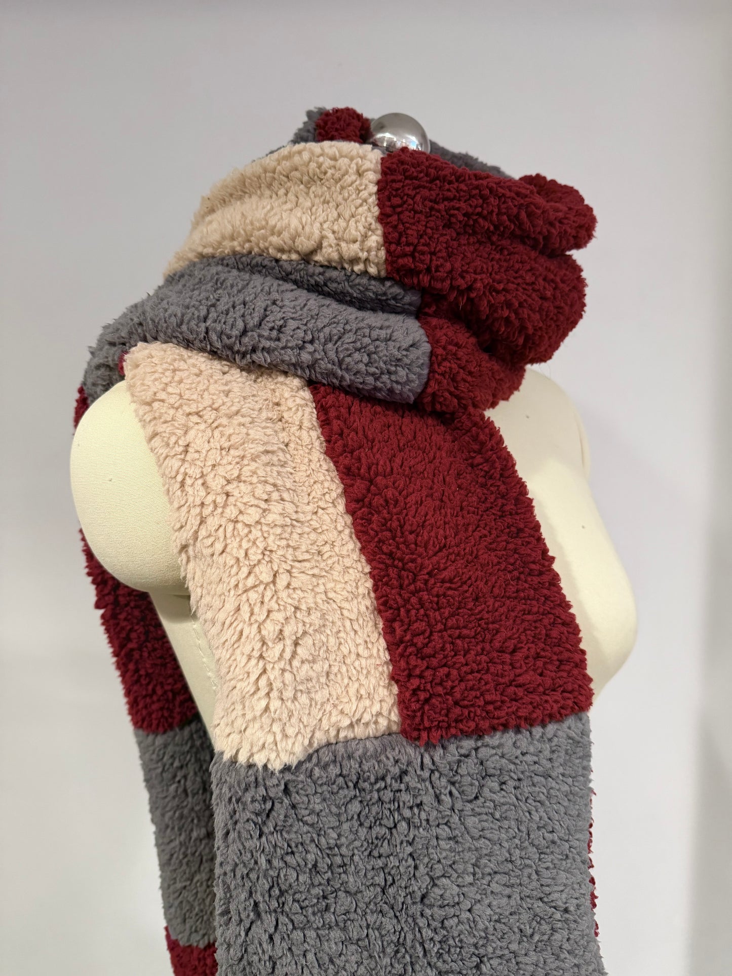 Sherpa Patchwork Scarf