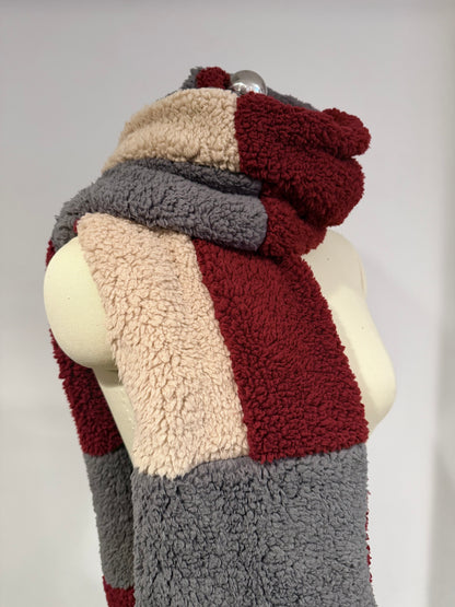Sherpa Patchwork Scarf