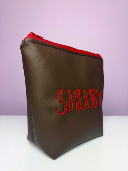 Customizable Pouch (Brown)