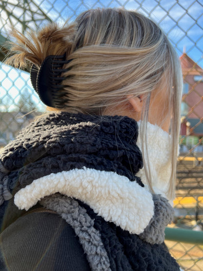 Sherpa Patchwork Scarf