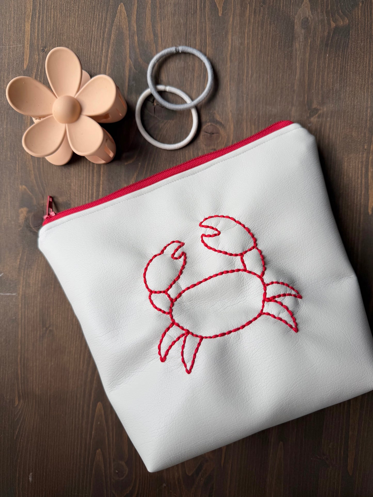 Icon Embroidered Pouches (Under The Sea Edition)