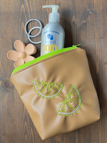 Icon Embroidered Pouches (Fruity Edition)