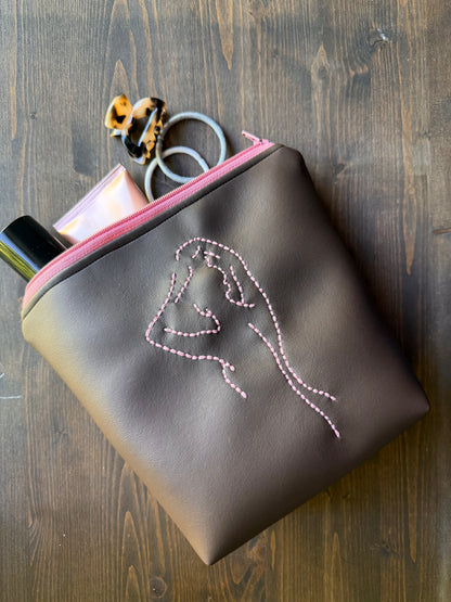 Icon Embroidered Pouches (Silhouette Edition)