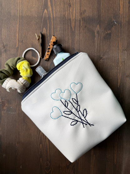Icon Embroidered Pouches (Something Blue Edition)