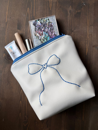 Icon Embroidered Pouches (Something Blue Edition)