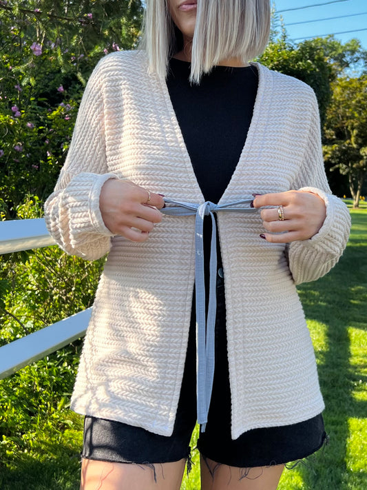 Autumn Tie-Front Cardigan