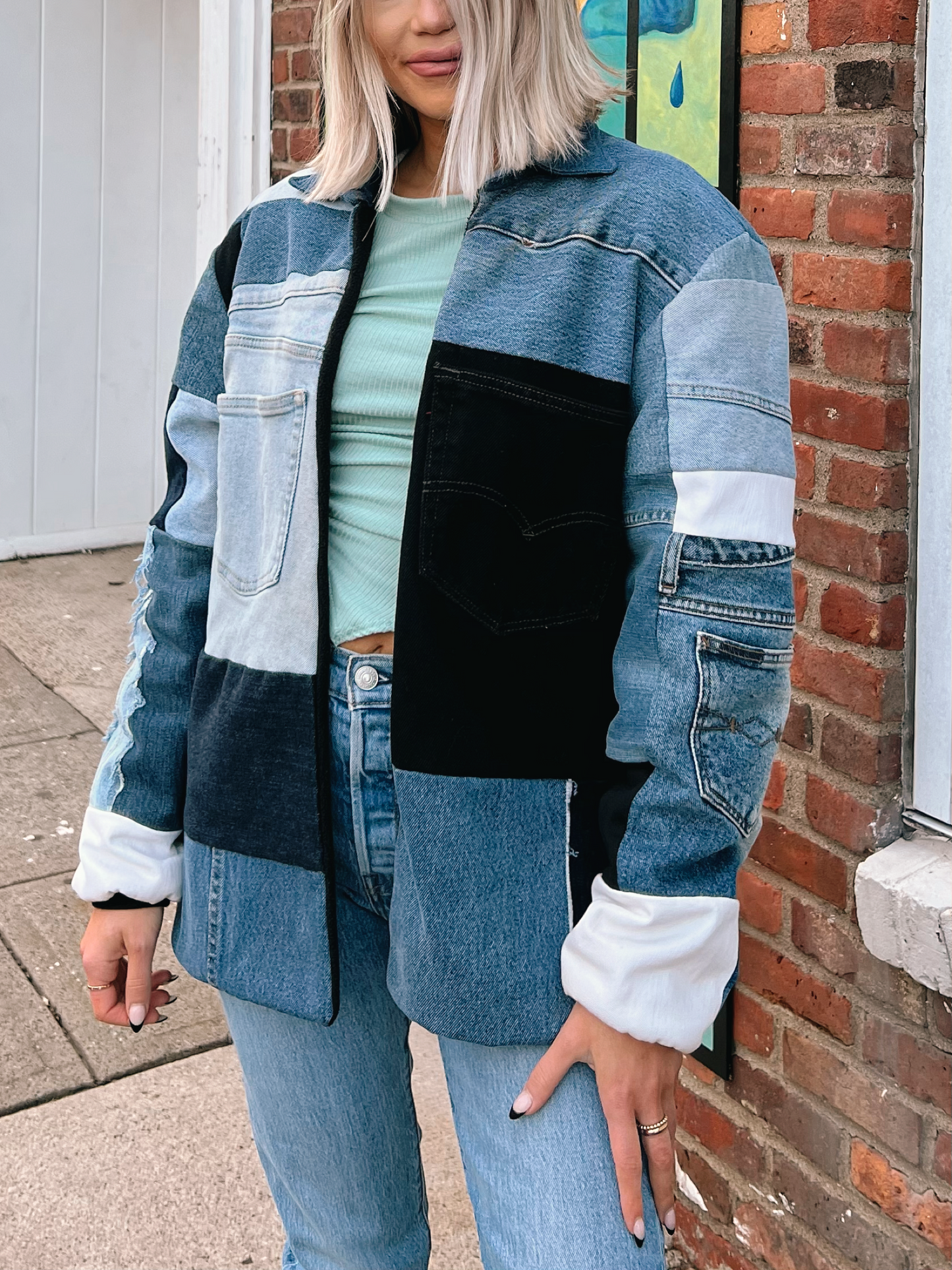 Patchwork Denim Jacket