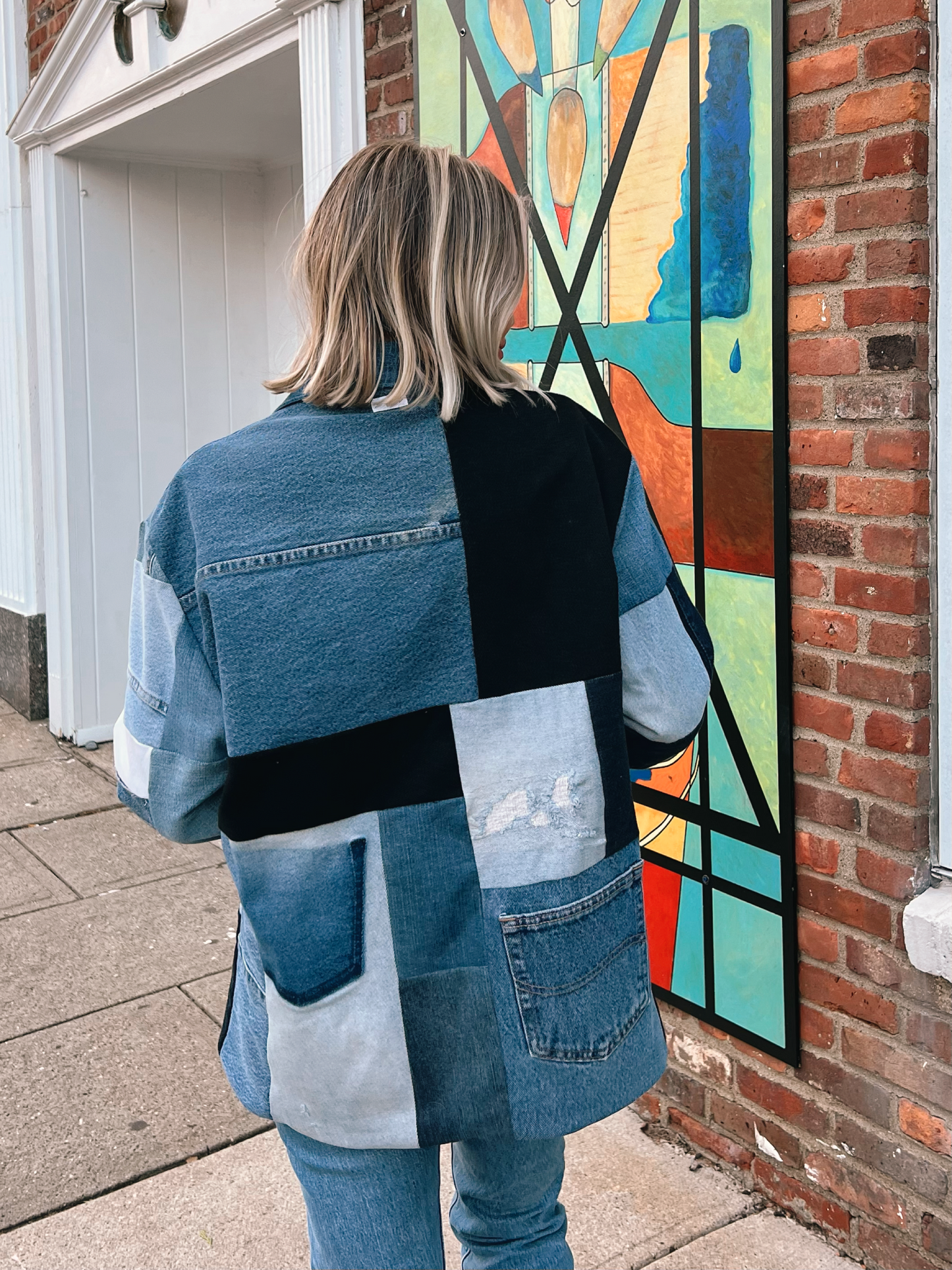 Patchwork Denim Jacket