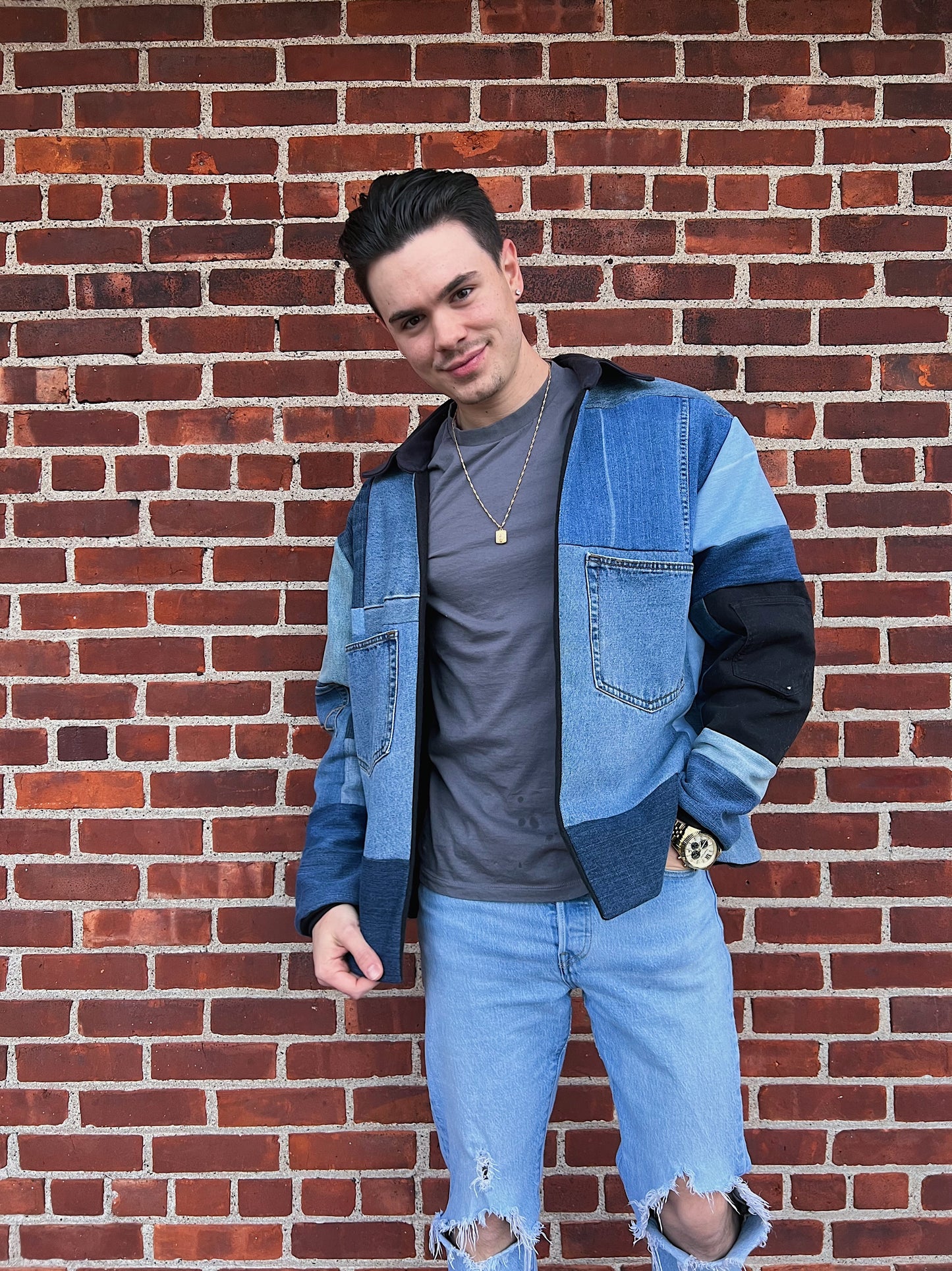 Patchwork Denim Jacket