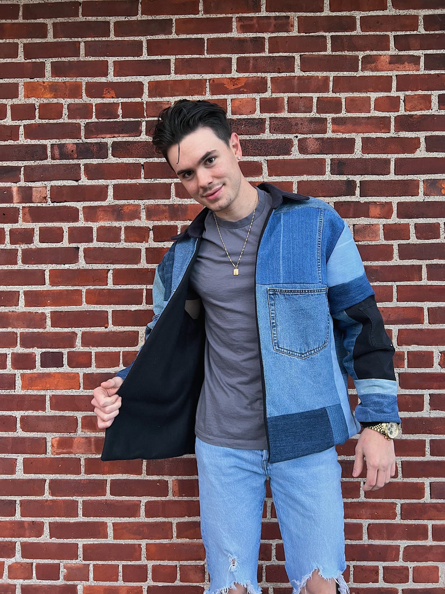 Patchwork Denim Jacket