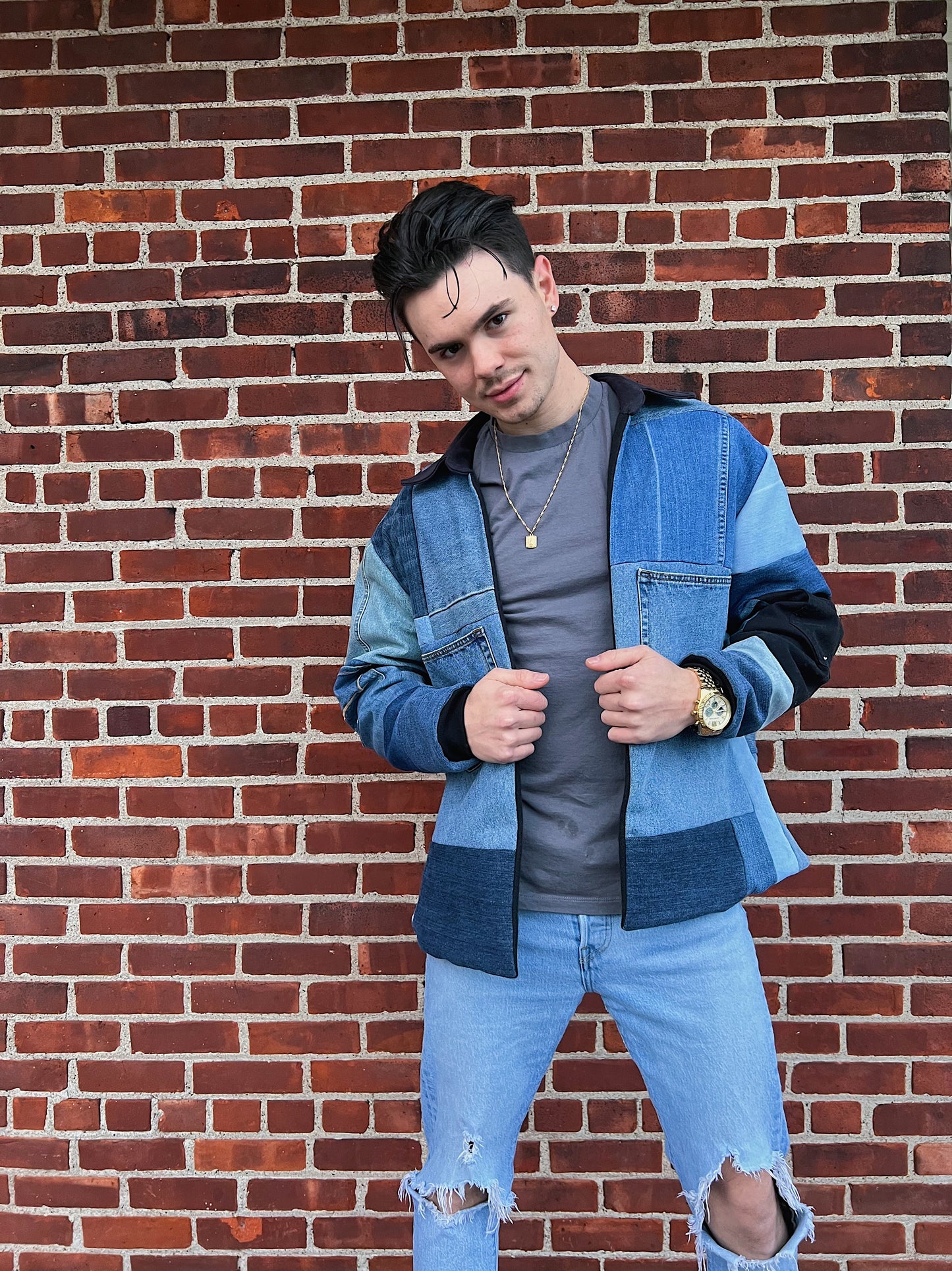 Patchwork Denim Jacket