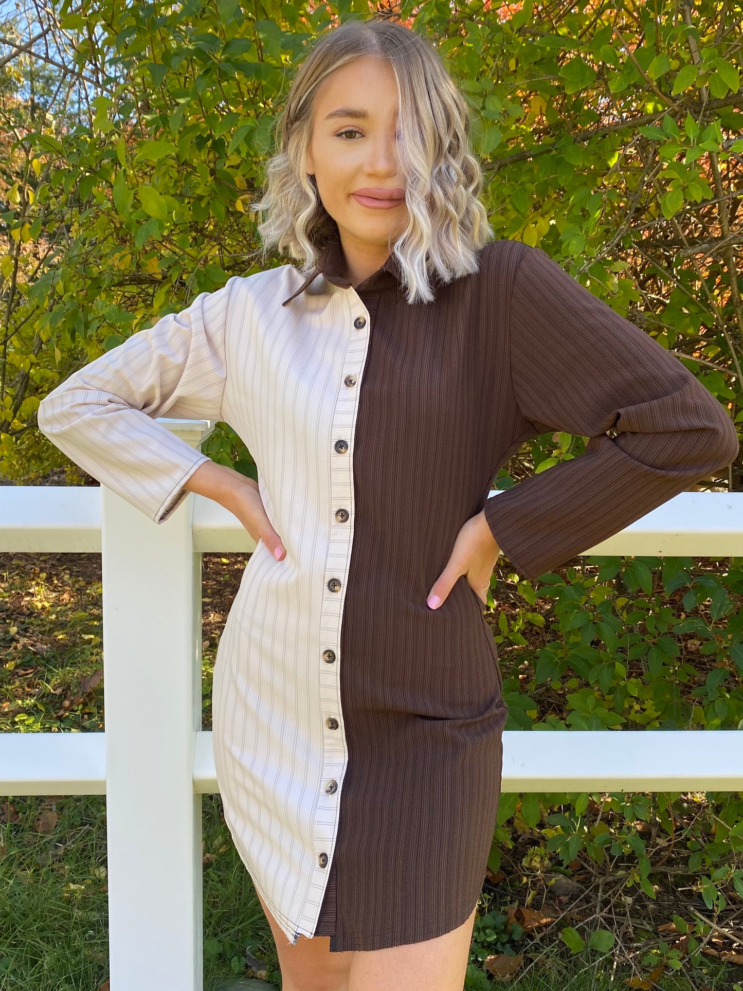 Pinstripe Dress