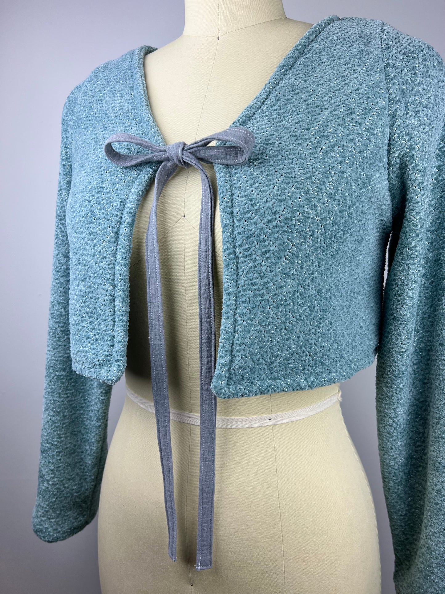 Bow Tie-Front Cardigan