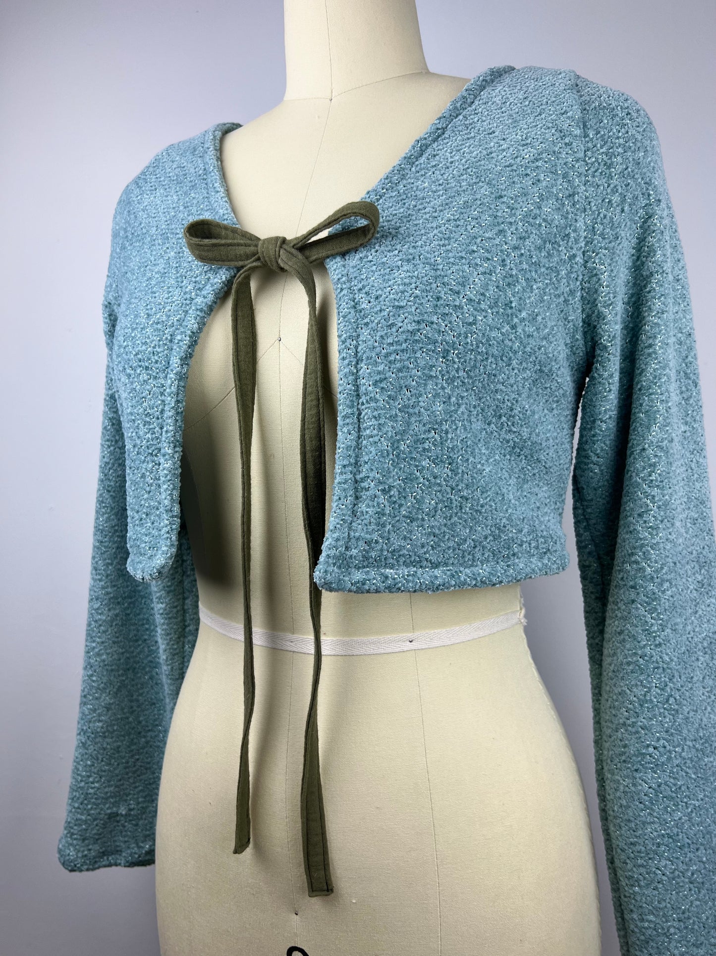 Bow Tie-Front Cardigan