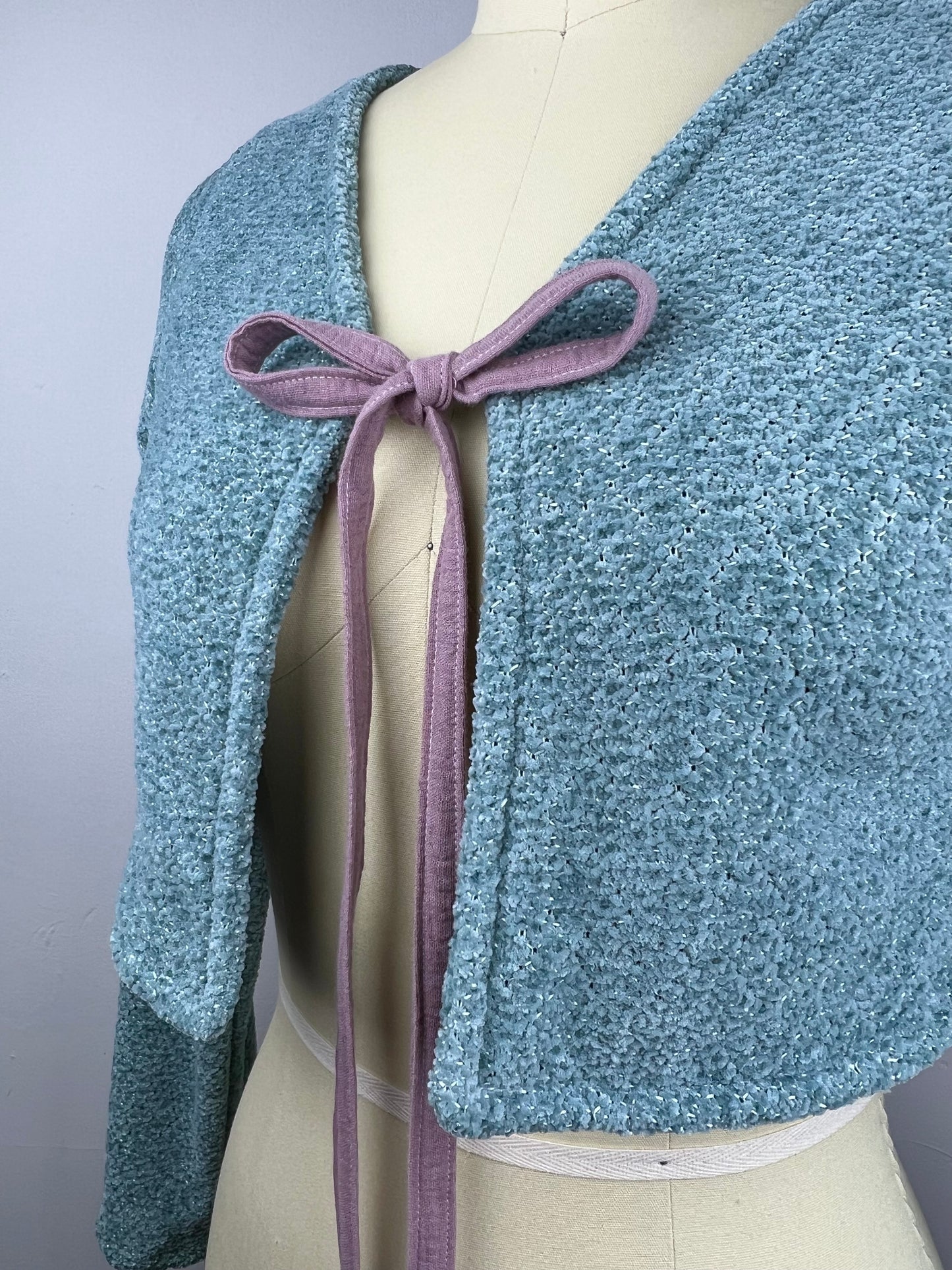 Bow Tie-Front Cardigan