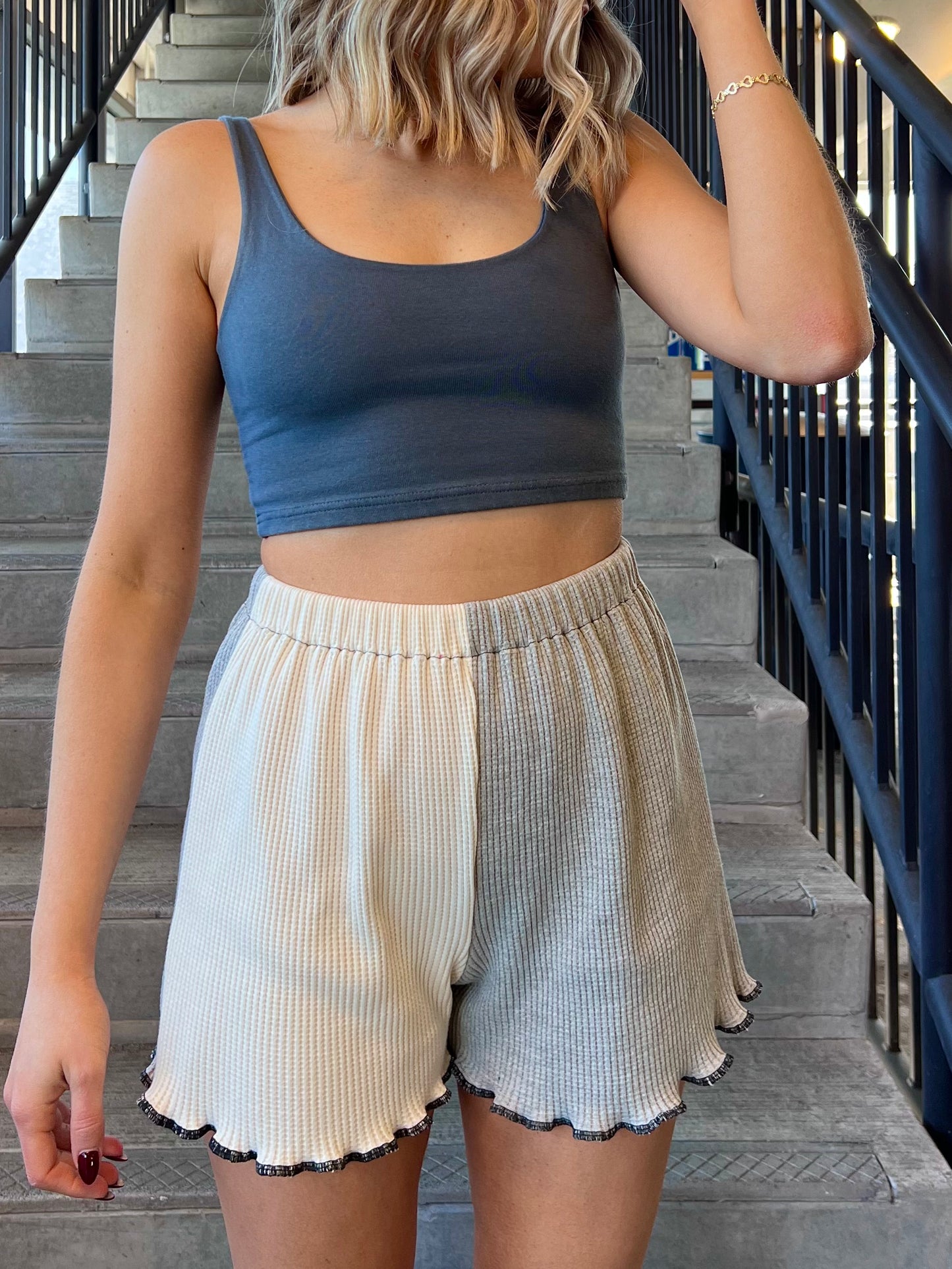 Waffle Knit Short