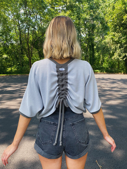 Ruched Back Tee