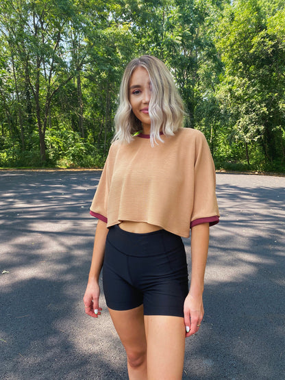 Ruched Back Tee