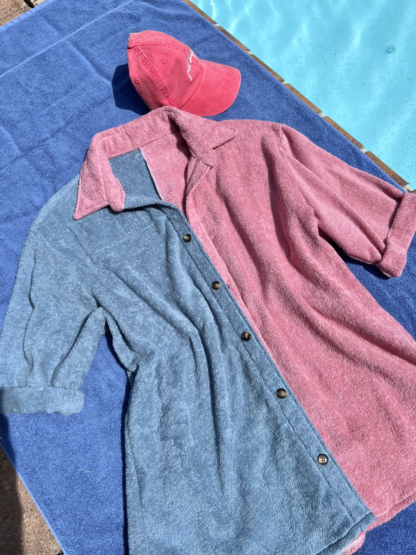 Terry Cloth Button Down